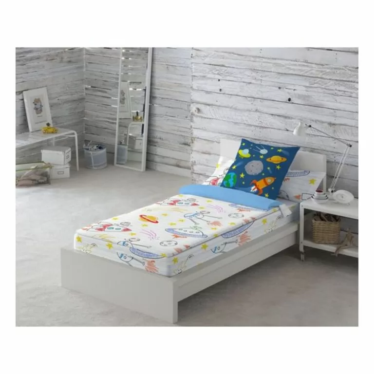 Gewatteerd beddengoed met ritssluiting Cool Kids 8434211303841 (90 x 190 cm) (Bed van 90)