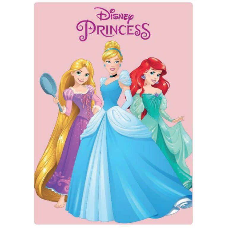 Deken Princesses Disney Magical 100 x 140 cm Multicolour Polyester