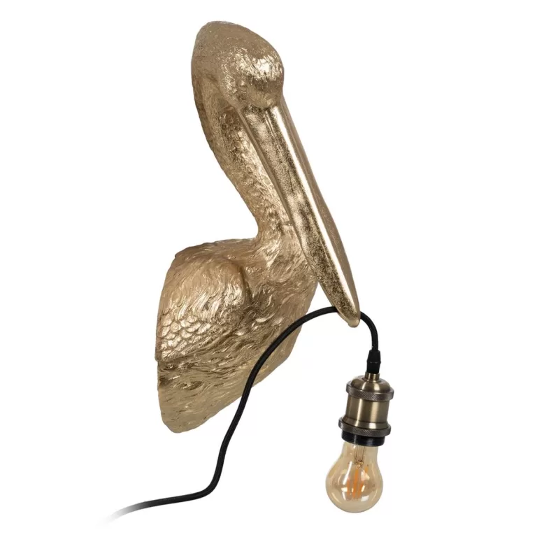 Wandlamp Gouden Hars A 19 x 20 x 45 cm