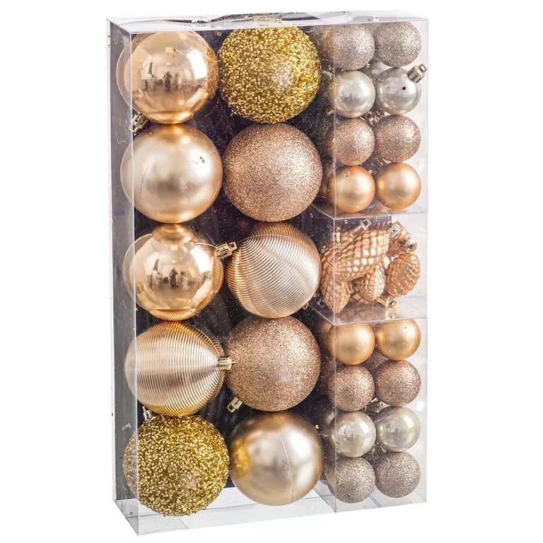 Kerstballen Gouden (50 Stuks)