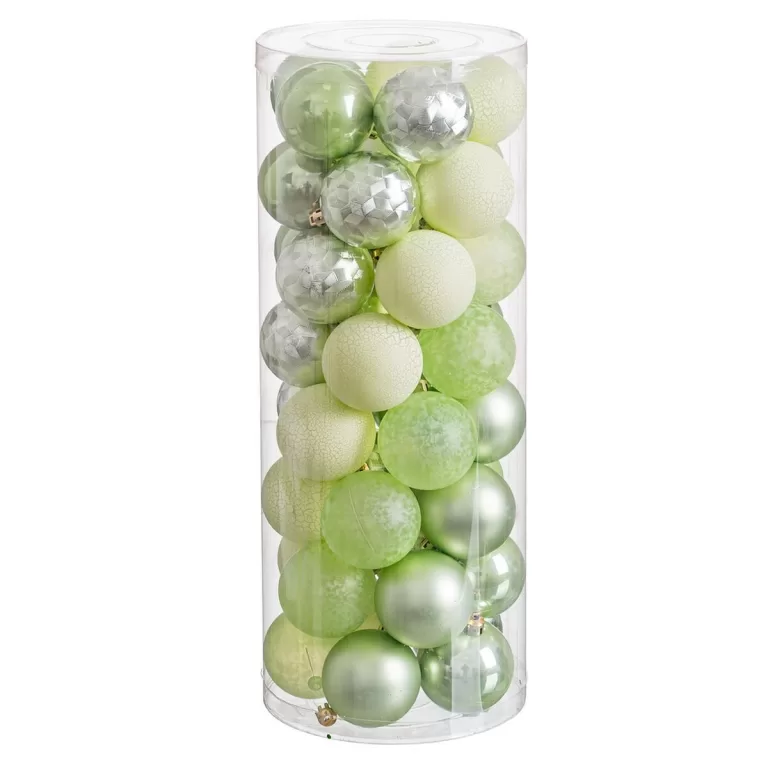 Kerstballen Groen 6 x 6 x 6 cm (40 Stuks)