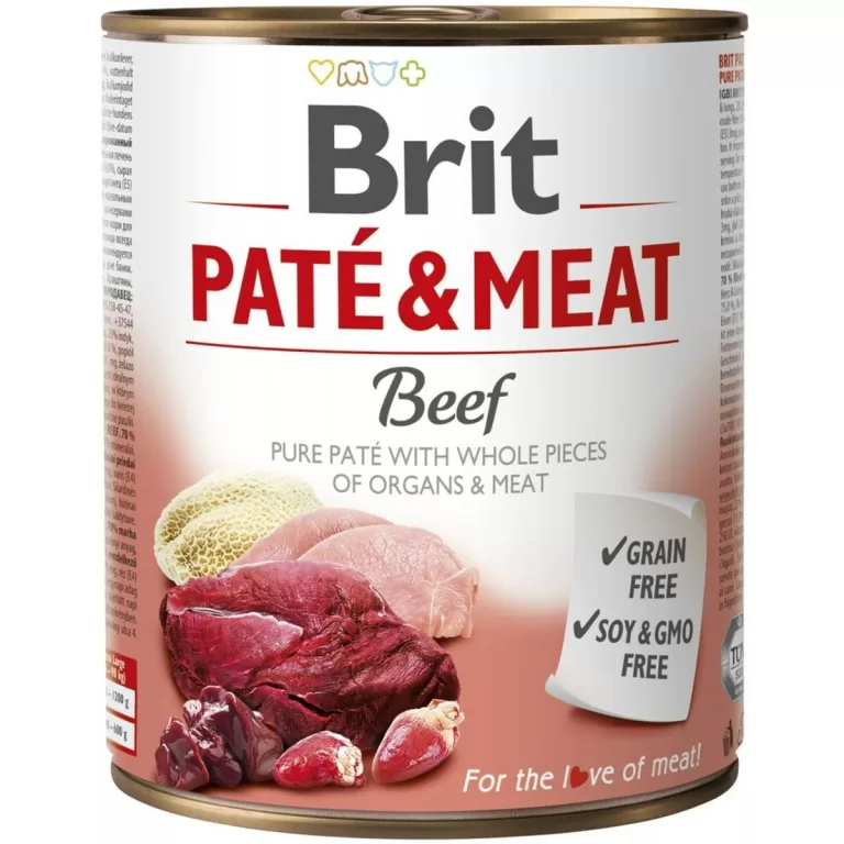 Natvoer Brit Paté & Meat Pauw Kalfsvlees 800 g