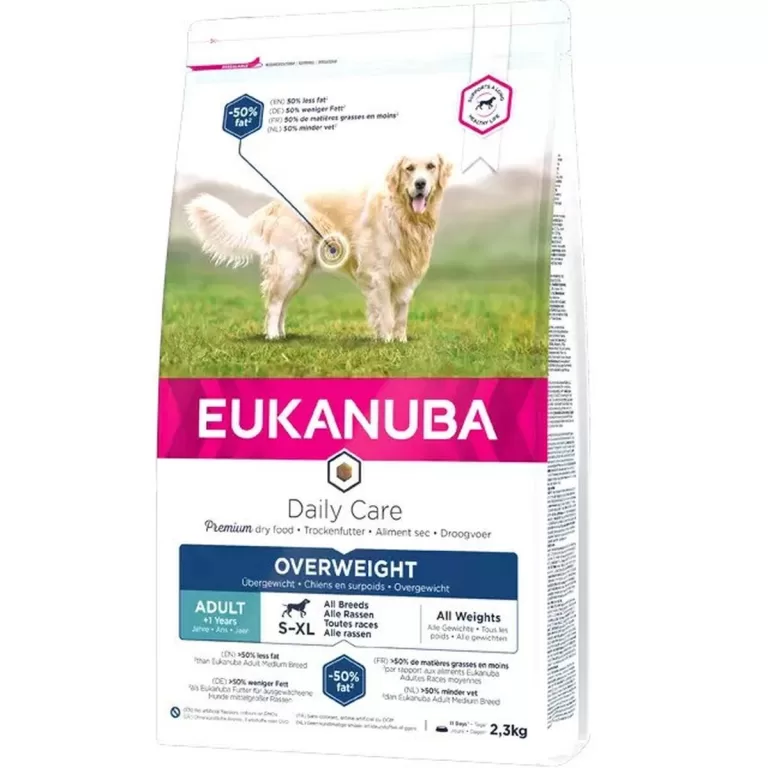 Voer Eukanuba Daily Care Overweight Volwassen Kip Pauw 12 kg
