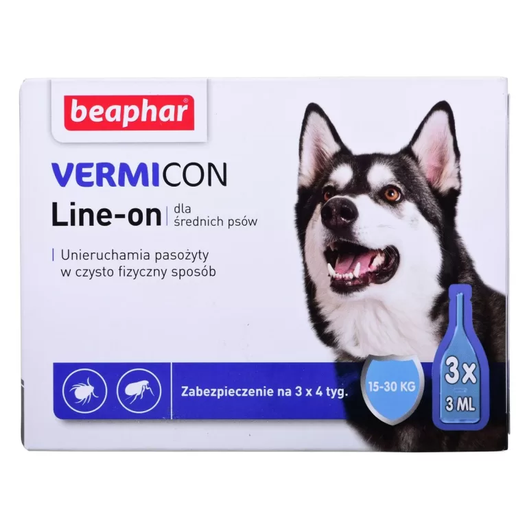 Voedingssupplement Beaphar VERMIcon Line-on Dog M Middel tegen parasieten