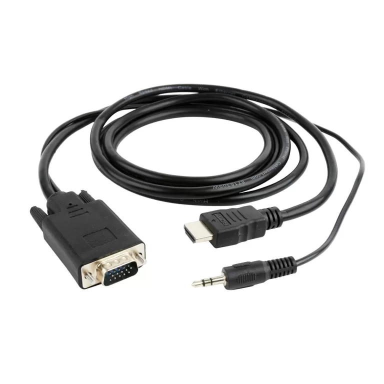 Adapter VGA naar HDMI met Audio GEMBIRD A-HDMI-VGA-03-10 Zwart 3 m