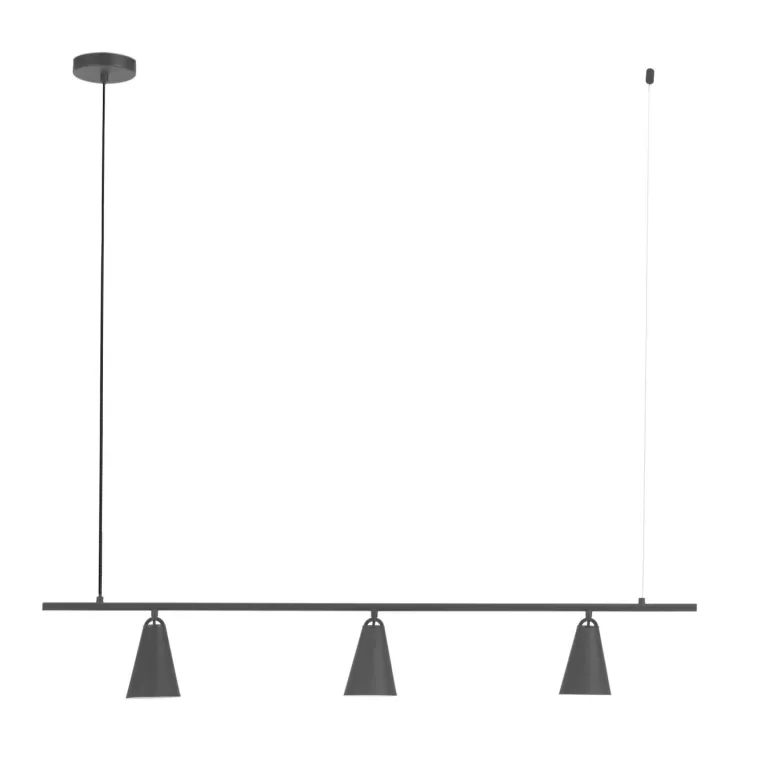 Kave Home Hanglamp Genara 3-lamps - Zwart | Flickmyhouse