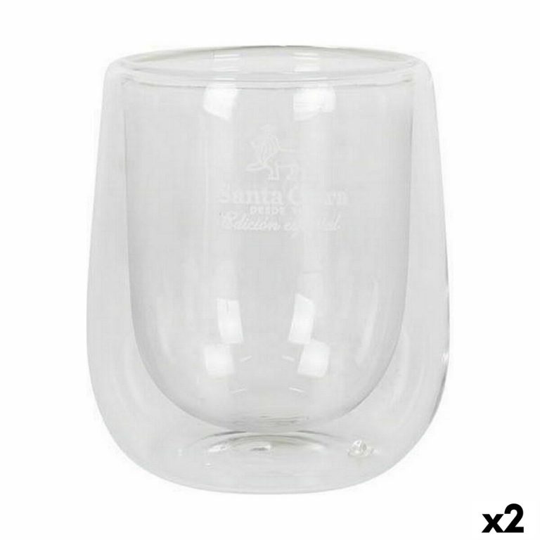 Glazenset Santa Clara Thermisch Borosilicaatglas 2 Onderdelen (2 Stuks)