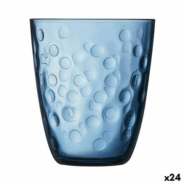 Glas Luminarc Concepto Pepite Blauw Glas 310 ml (24 Stuks)