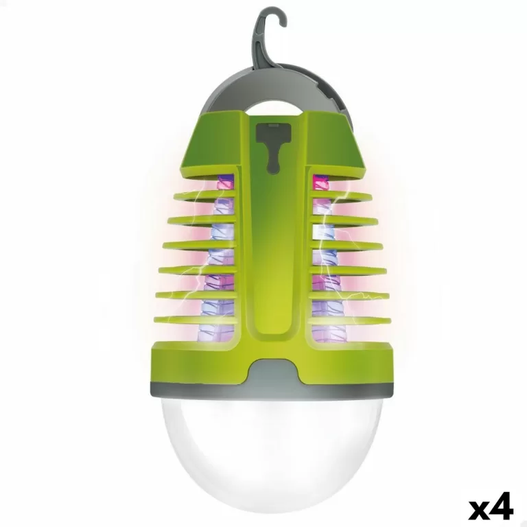 Antimuggenlamp Aktive Plastic 9 x 15 x 9 cm (4 Stuks)