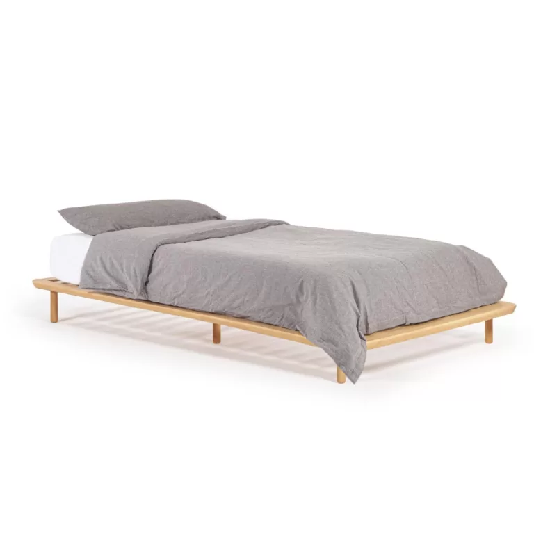 Kave Home Bed Anielle Essen - Naturel | Flickmyhouse