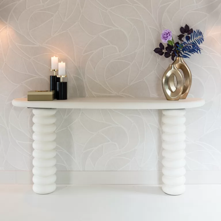 Richmond Sidetable Bloomstone 170 x 40cm - Wit | Flickmyhouse