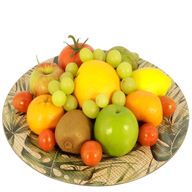 Vers fruit op een bord gedecoreerd | Flickmyhouse marketplace