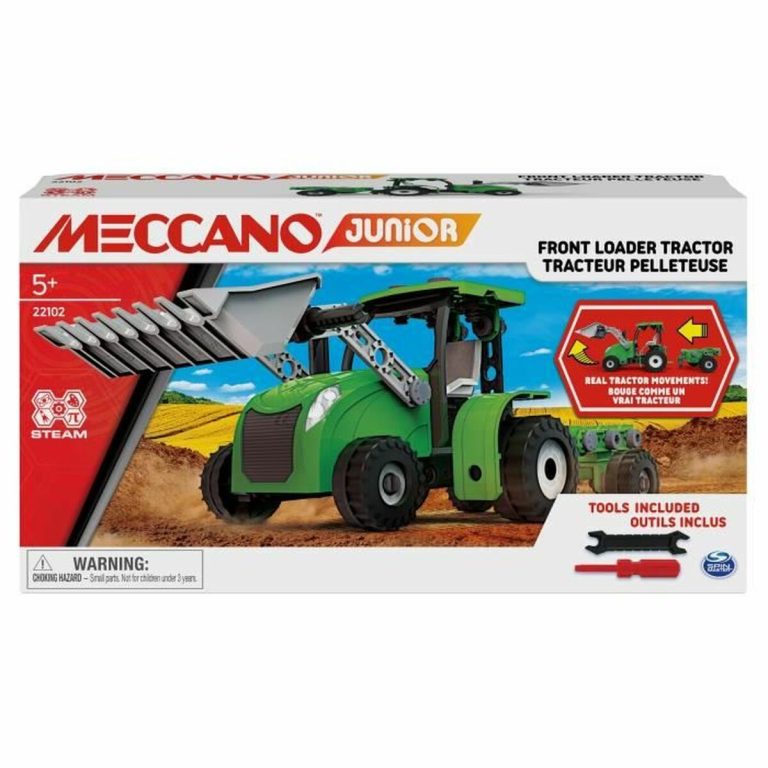 Tractor met Schop Meccano STEM  110 Onderdelen Multicolour