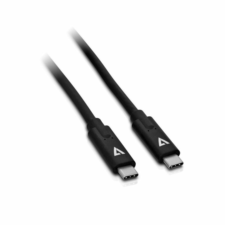 Kabel USB C V7 V7UCC-2M-BLK-1E      Zwart