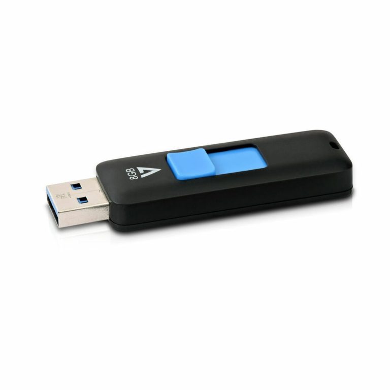 Pendrive V7 J153269 USB 3.0 Blauw Zwart 8 GB