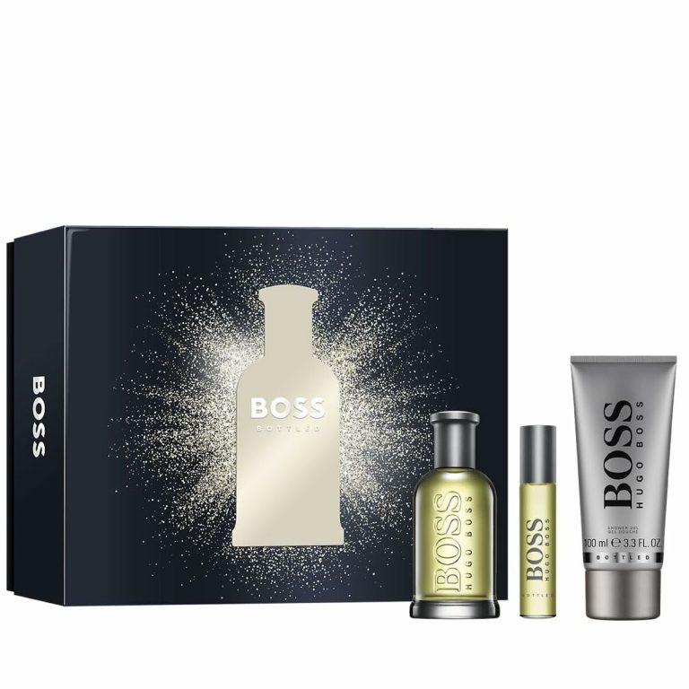 Parfumset voor Heren Hugo Boss EDT Bottled No 6 3 Onderdelen