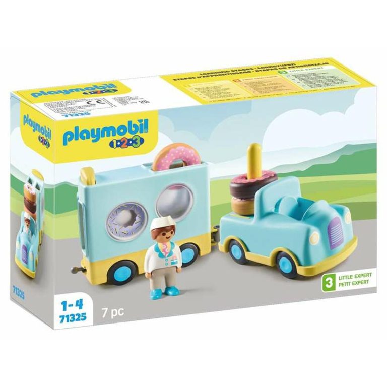 Playset Playmobil Vrachtwagen Donut 7 Onderdelen