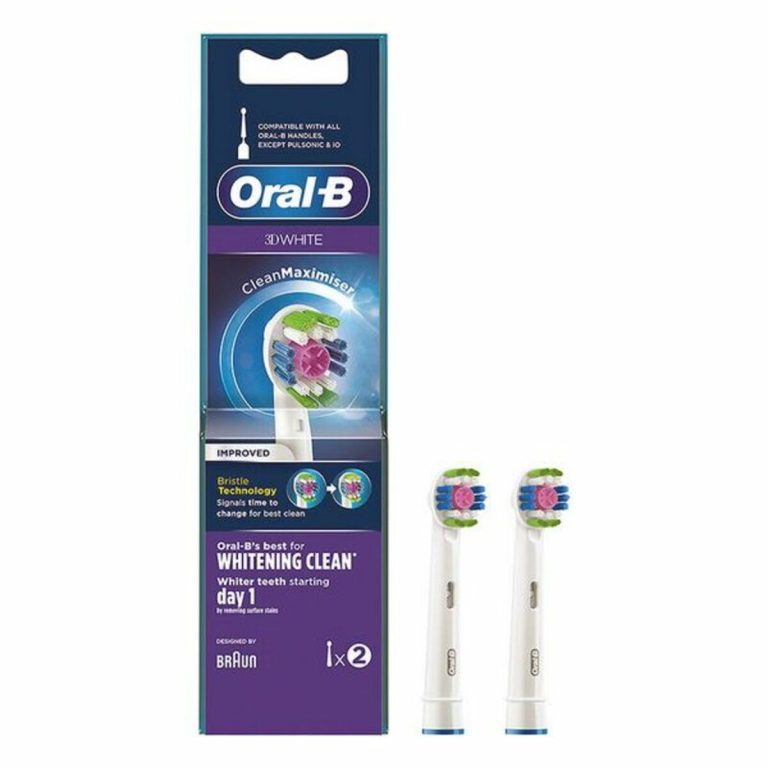 Borstel vervanger 3D White Whitening Clean Oral-B 109143005 (2 pcs) Wit 2 Stuks