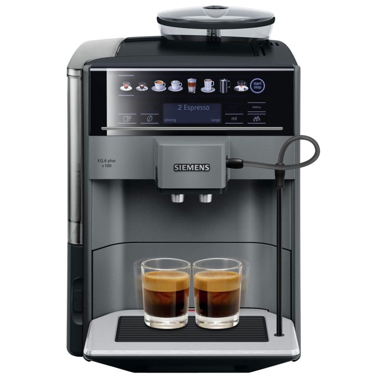 Superautomatisch koffiezetapparaat Siemens AG TE651209RW Wit Zwart Titanium 1500 W 15 bar 2 Koppar 1