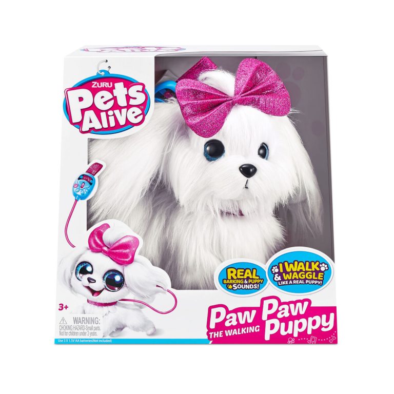 Interactieve Hond Lil Paw Paw Puppy Pets Alive 30 x 18 x 30 cm