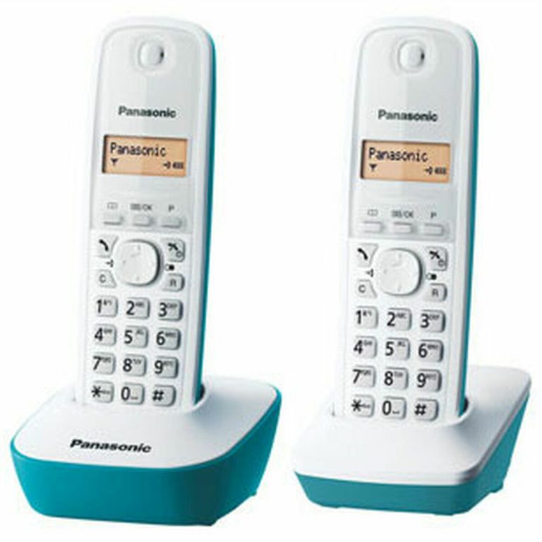 Draadloze telefoon Panasonic KX-TG1612FRC Amber Blauw/Wit