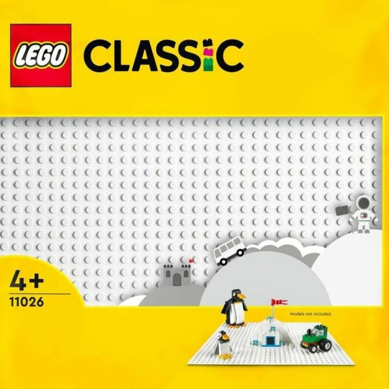 Standaard Lego 11026 Classic The White Building Plate Wit