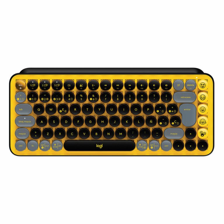 Draadloos toetsenbord Logitech EMOJI USB Zwart