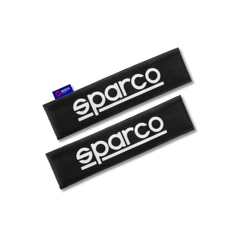 Kussentje voor veiligheidsgordel Sparco SPC1209BK Zwart