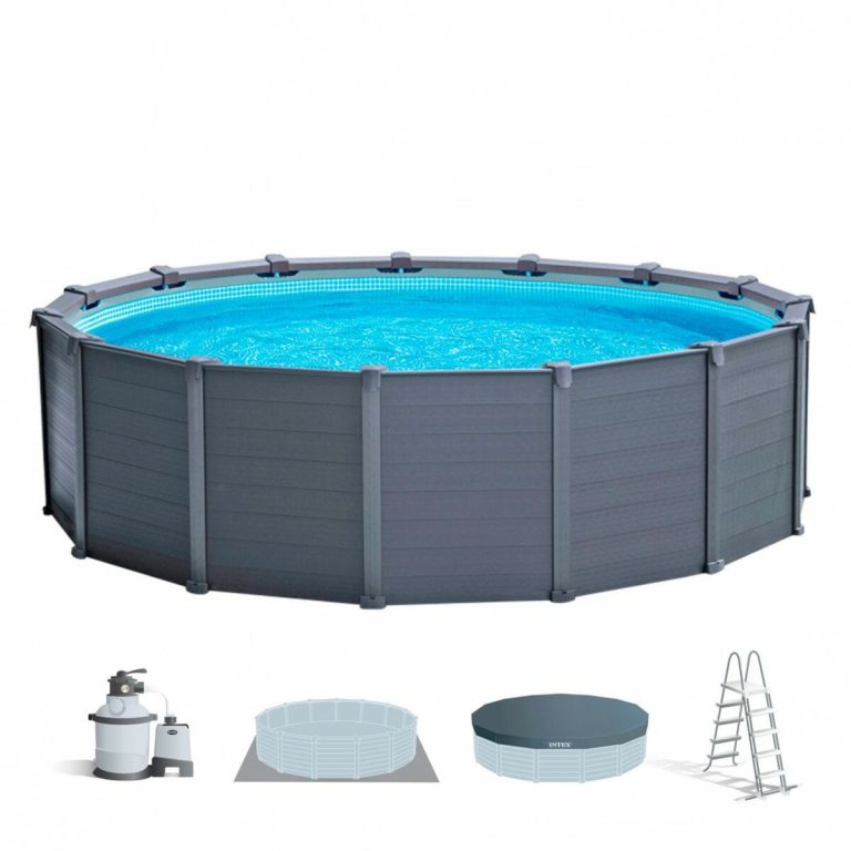 Zwembad Verwijderbaar Intex 478 x 124 x 478 cm