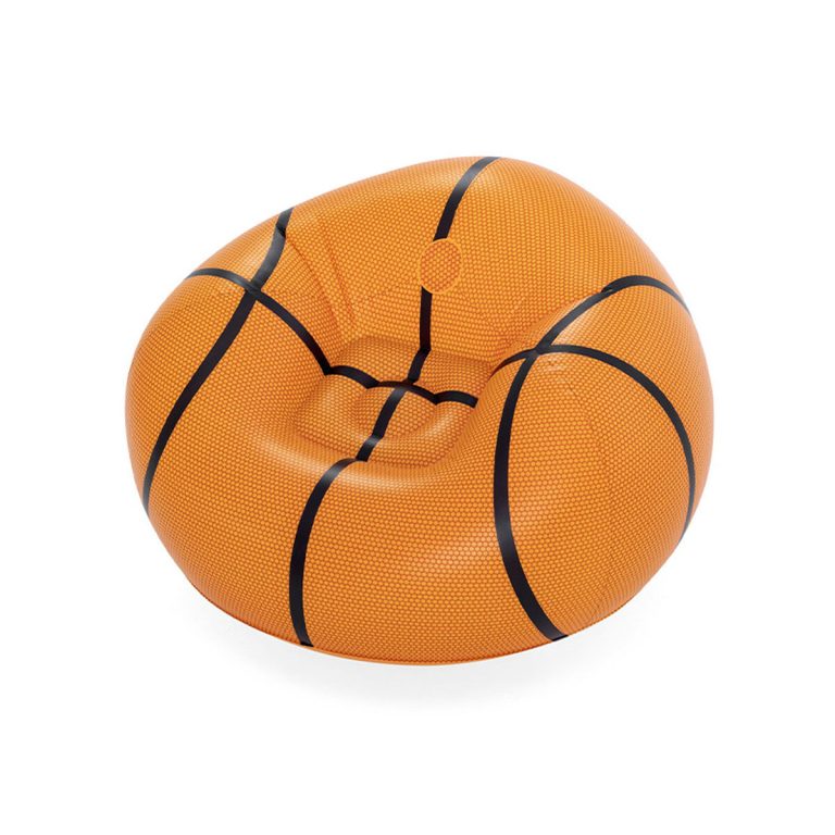 Opblaasbare stoel Bestway Basketbal 114 x 112 x 66 cm Oranje