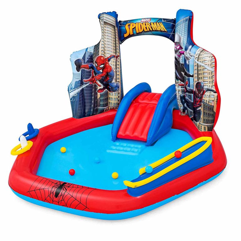 Kinderzwembad Bestway Speeltuin Spiderman 211 x 206 x 127 cm