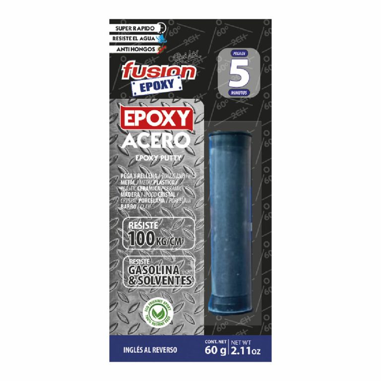 Epoxy putty Fusion Epoxy Black Label Pl60e5a Staal 60 g