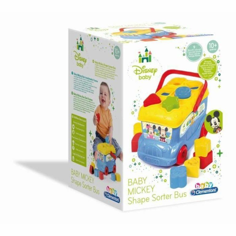 Interactief Speelgoed voor Baby's Clementoni The Mickey Mouse Bus 9 Onderdelen