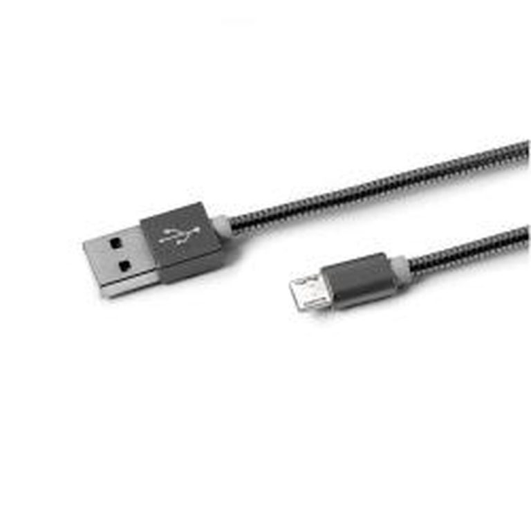 Kabel Micro USB Celly USBMICROSNAKEDS Zwart