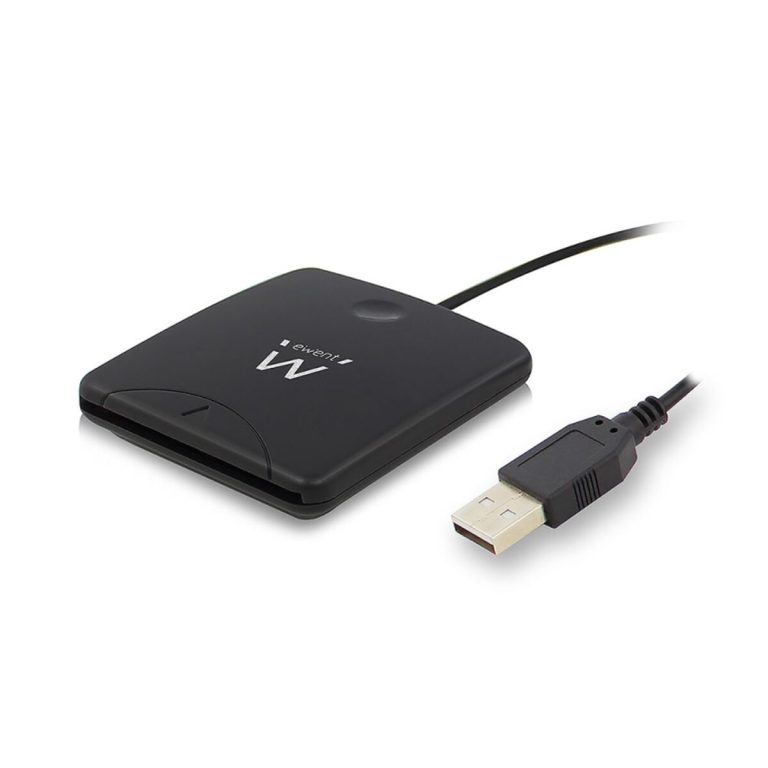 ID/SIP-kaartlezer Ewent EW1052 USB 2.0 Zwart