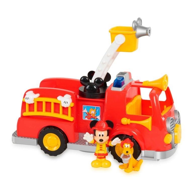 Brandweerwagen Captain Marvel Mickey Fire Truck met geluid LED Licht