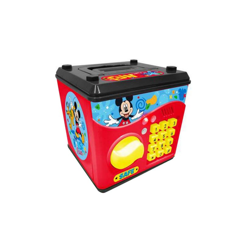 Spaarpot Mickey Mouse Muzikaal Mickey Mouse 14 cm Rood