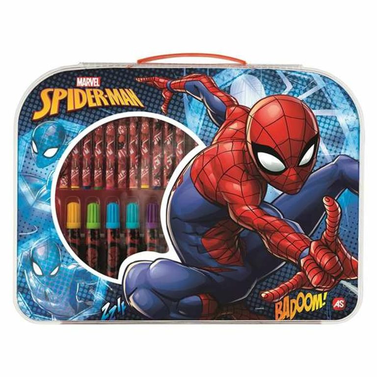 Tekenset Spiderman 32 x 25 x 2 cm