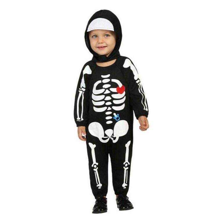 Kostuums voor Baby's Zwart Skelet 24 Maanden
