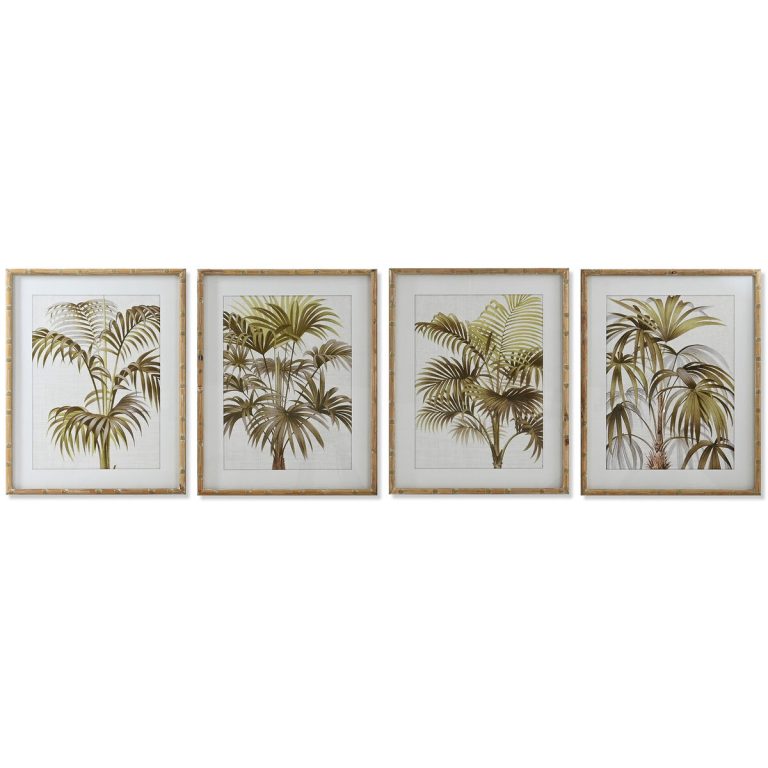 Schilderij Home ESPRIT Palmen Tropisch 55 x 2