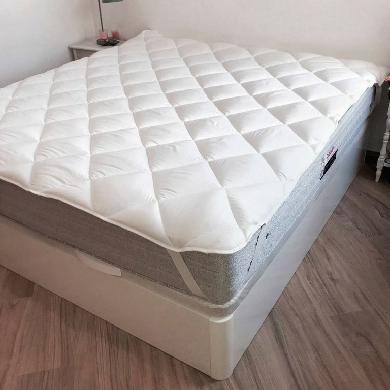 Matrasbeschermer Naturals Wit Bed van 135 (135 x 190/200 cm)