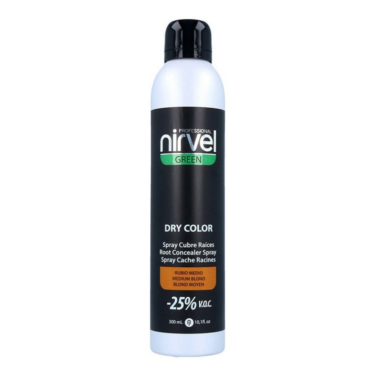 Camouflage spray voor grijs haar Green Dry Color Nirvel Green Dry Medium Blonde (300 ml)