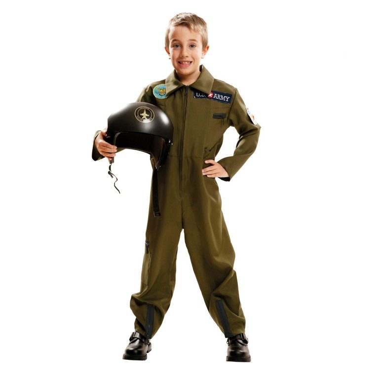 Kostuums voor Kinderen My Other Me Top Gun 5-6 Jaar Vliegtuig Piloot