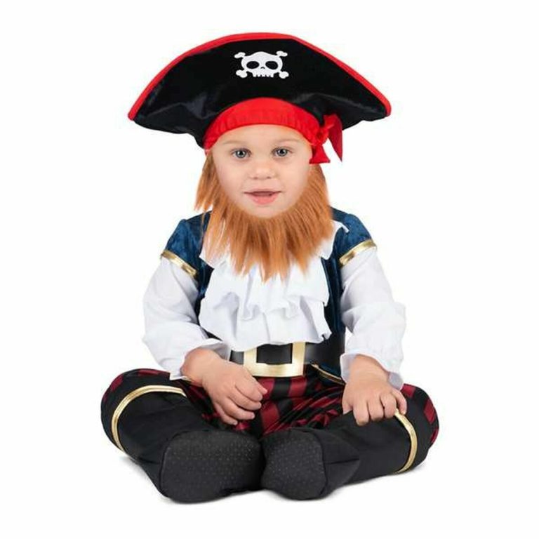 Kostuums voor Baby's My Other Me Piraat 4 Onderdelen Zwart