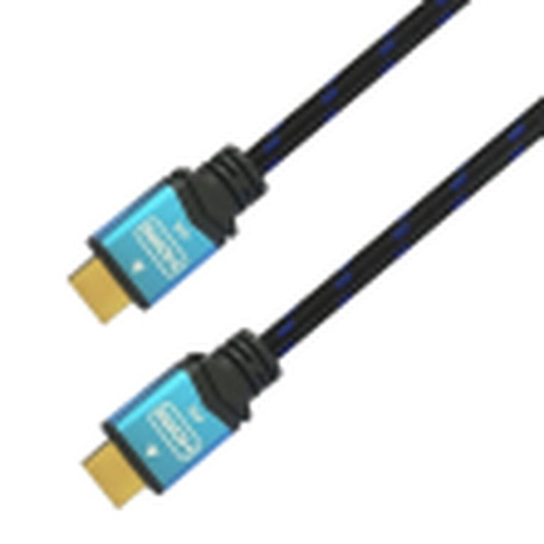 HDMI-Kabel Aisens 2 m Zwart/Blauw 4K Ultra HD