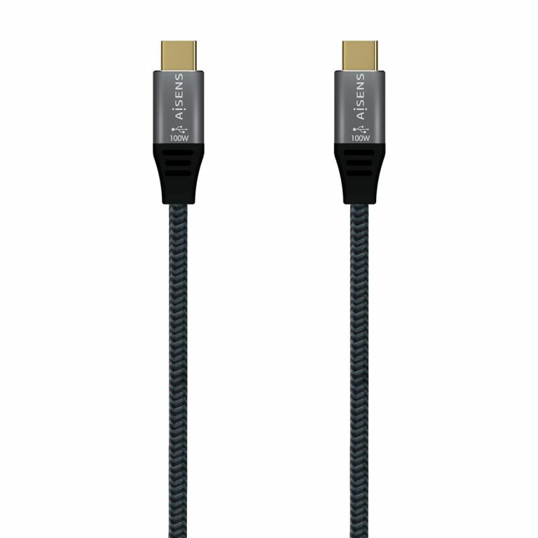 Kabel USB C Aisens A107-0634 2 m Grijs