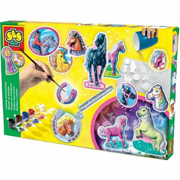 Plasticine Set SES Creative Molding and painting - Fantasy horses