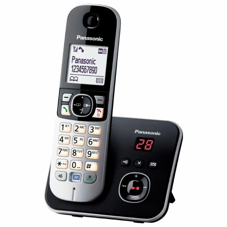 Draadloze telefoon Panasonic KX-TG6821FRB Zwart Grijs