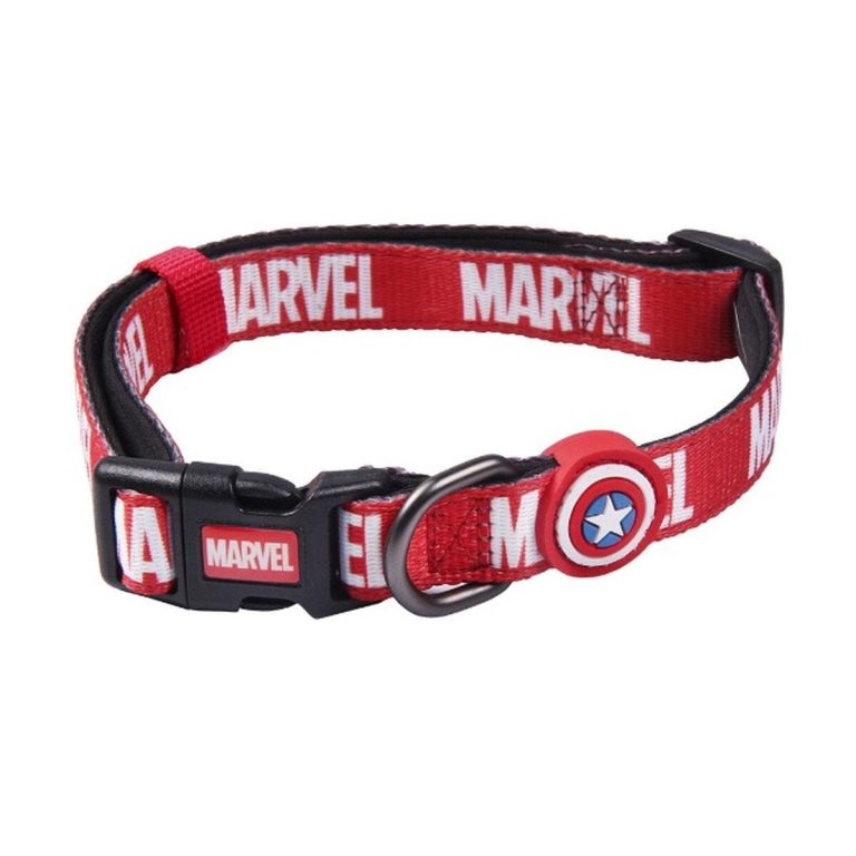 Hondenhalsband Marvel S/M Rood