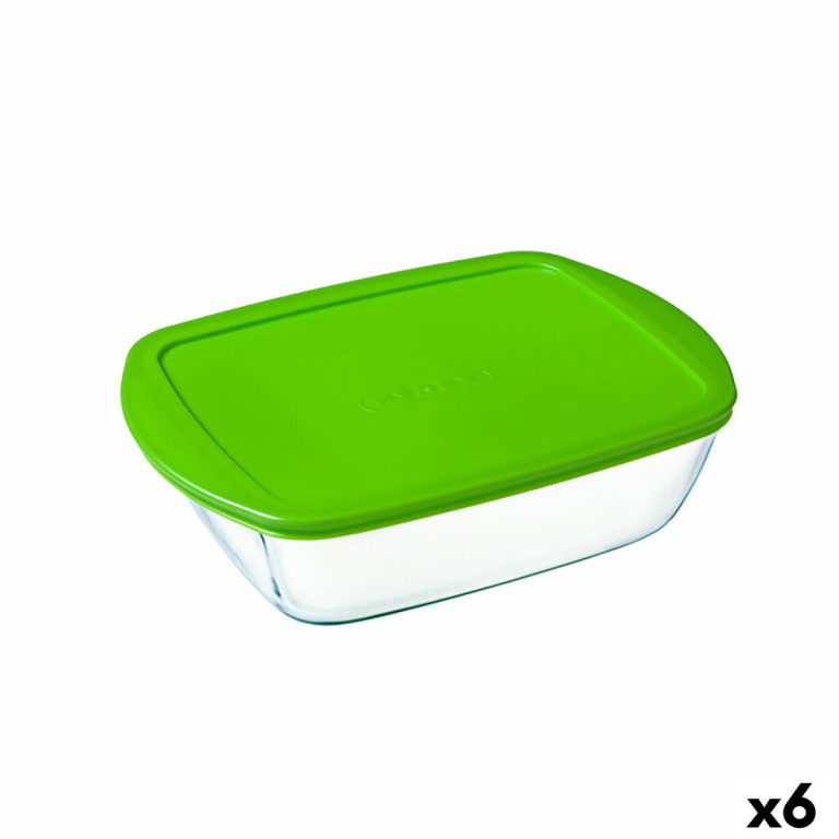 Rechthoekige lunchbox met deksel Pyrex Cook & Store Groen 1